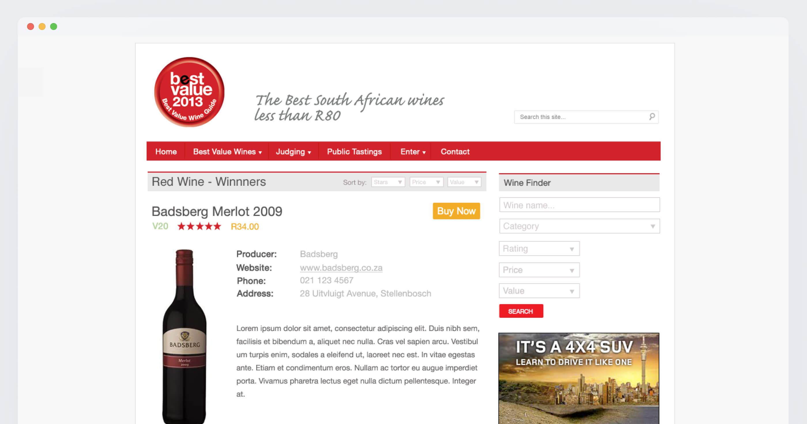 Best Value Wine Guide screenshot