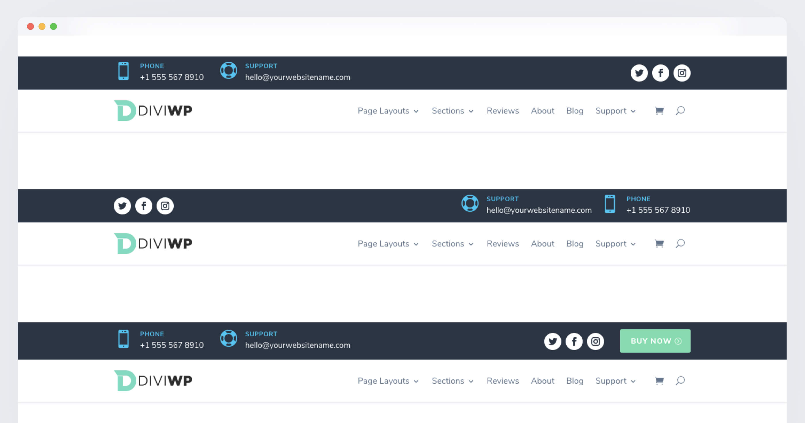 DiviWP screenshot