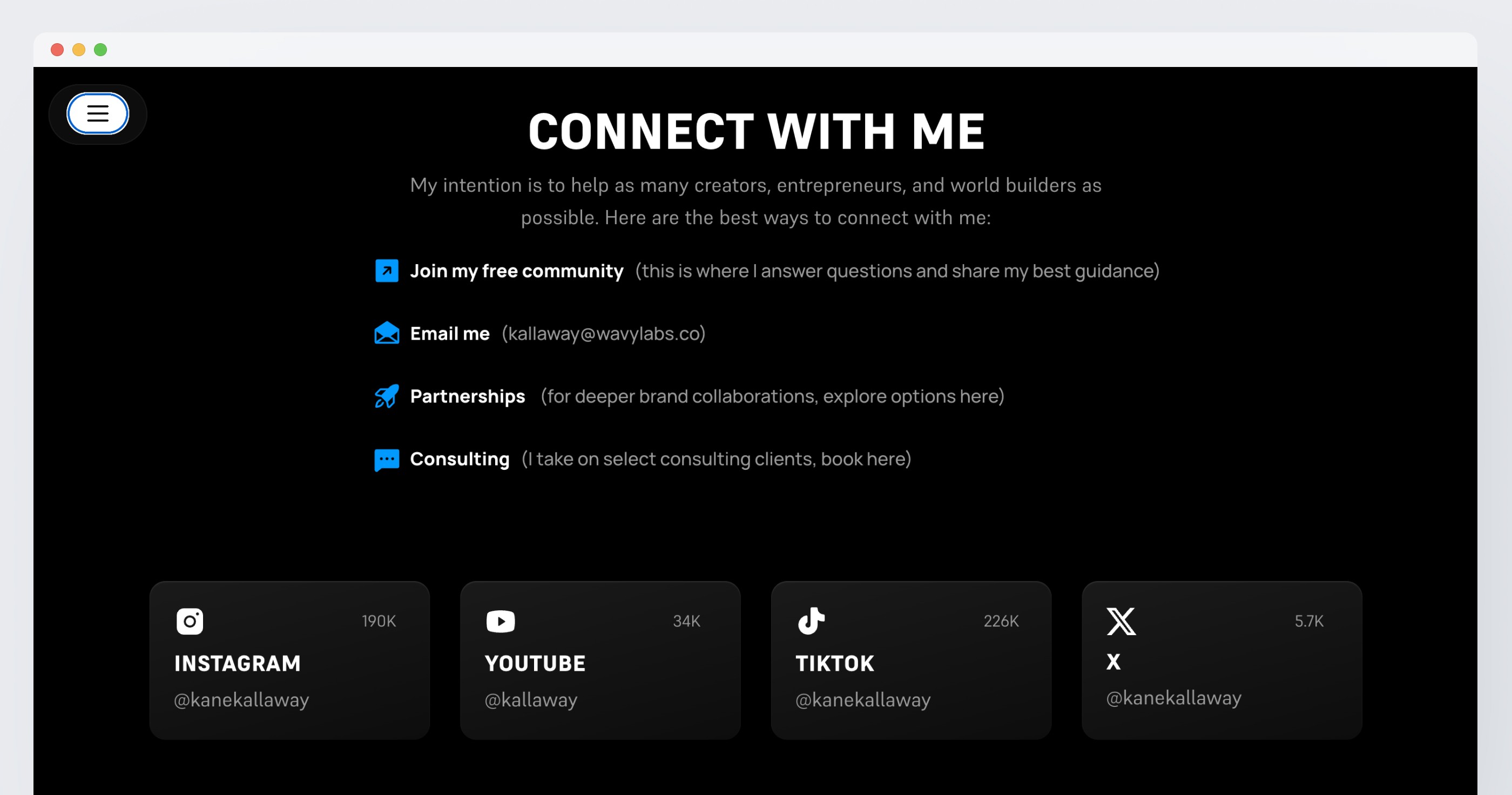 Kallaway screenshot