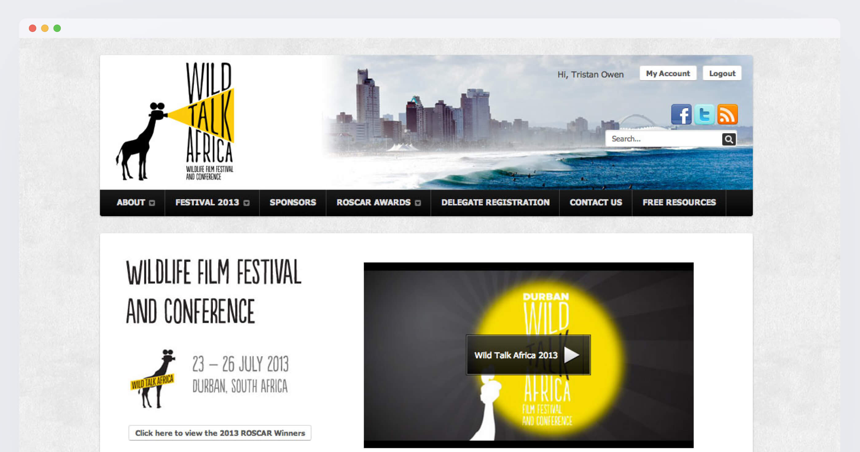 Wild Talk Africa Internationl Film Conference screenshot