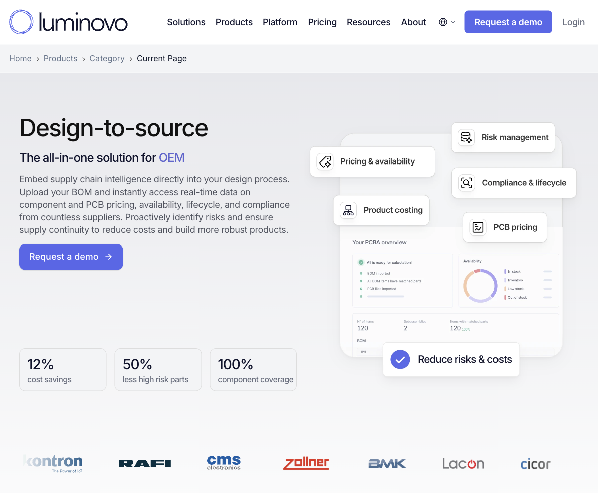 Luminovo screenshot