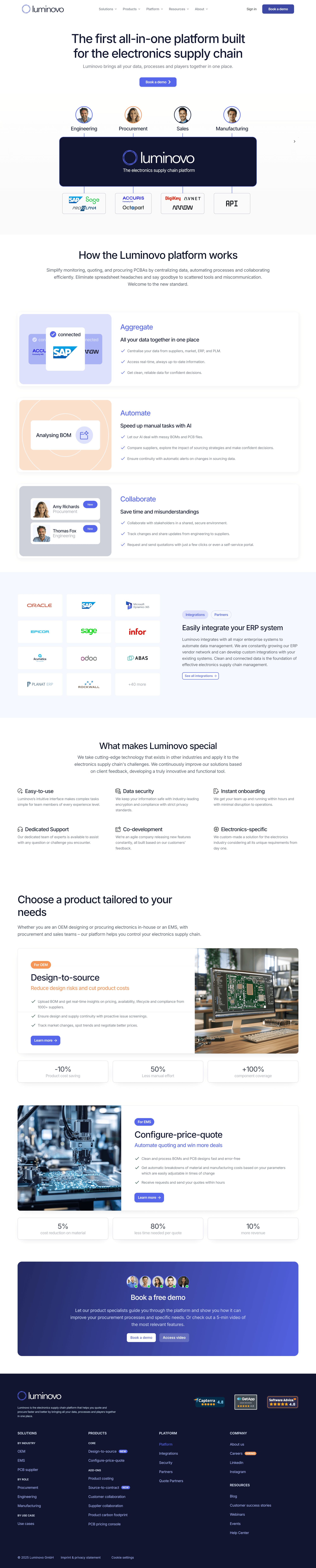 Luminovo screenshot